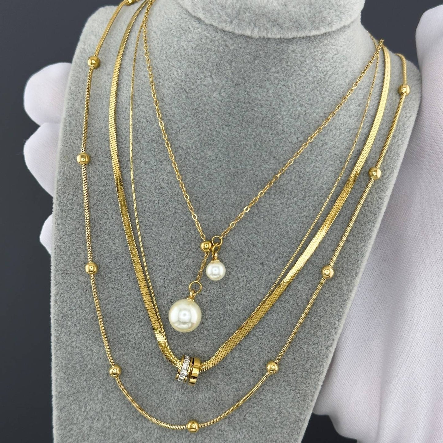 18K gold plated Stainless steel necklace