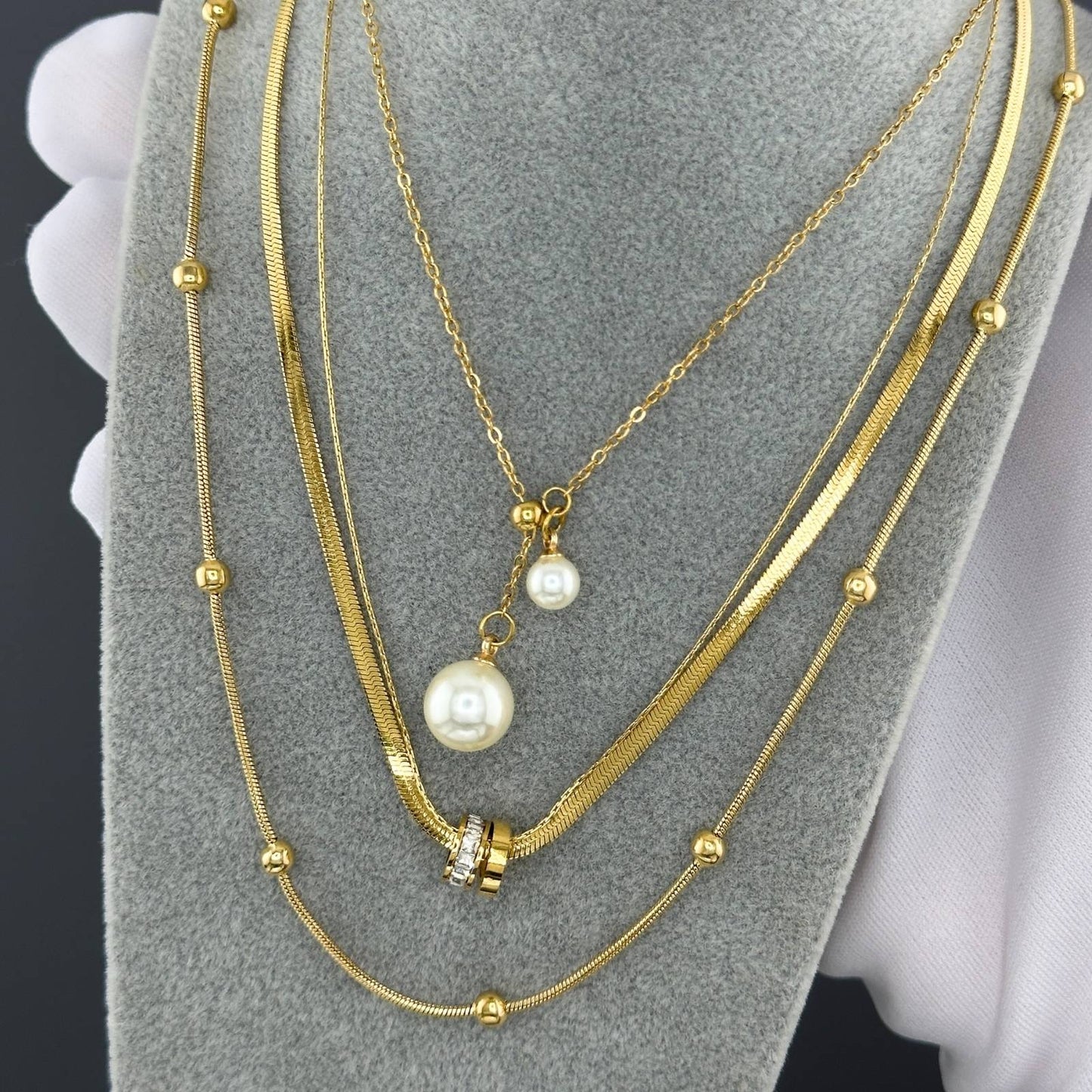 18K gold plated Stainless steel necklace