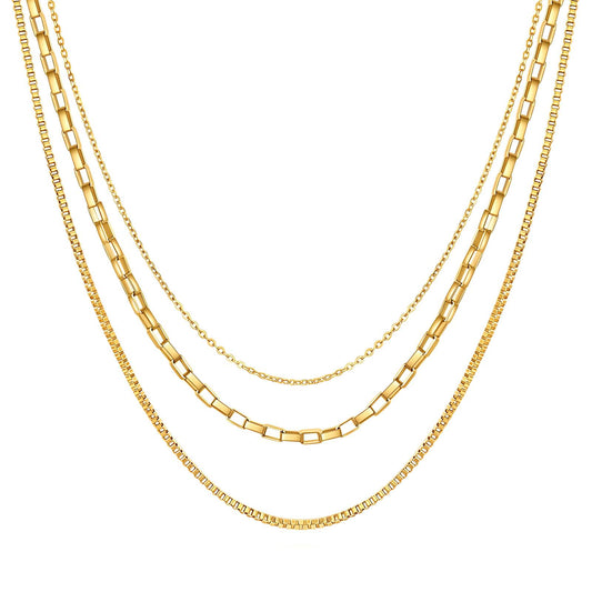 18K gold plated Stainless steel necklace