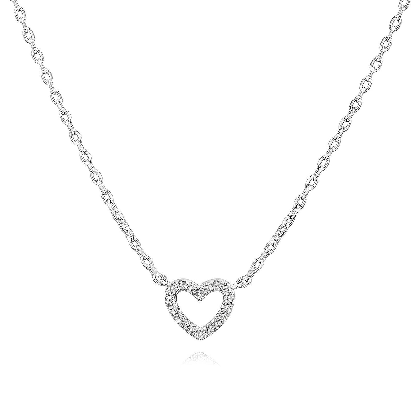 Stainless steel  Hearts necklace