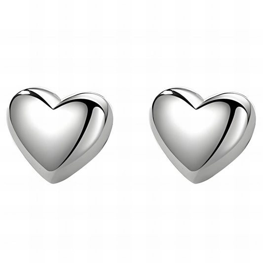 Stainless steel  Hearts earrings