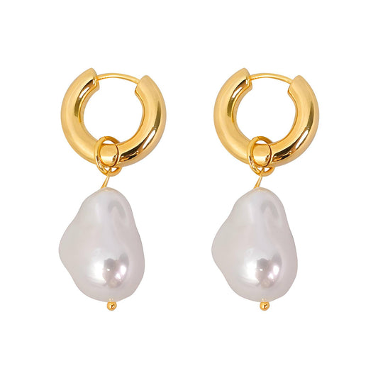 18K gold plated Stainless steel earrings