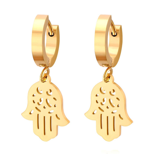 18K gold plated Stainless steel earrings